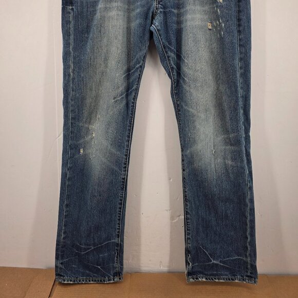 Ed Hardy by Christian Audigier Jeans Men's Vintage Jeans Big Logo Y2k 38x34 - Picture 15 of 16